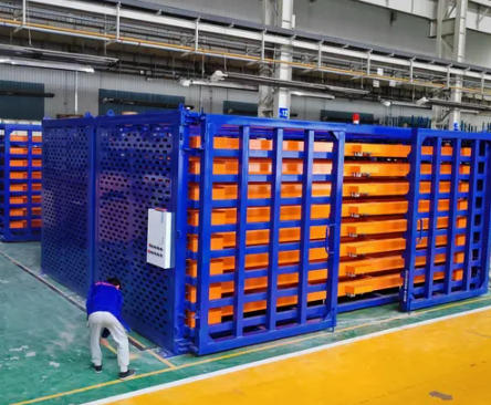 Sistema de Estante de Almacenamiento Automatizado con Carga y Descarga Automática: Optimizando el Flujo de Materiales