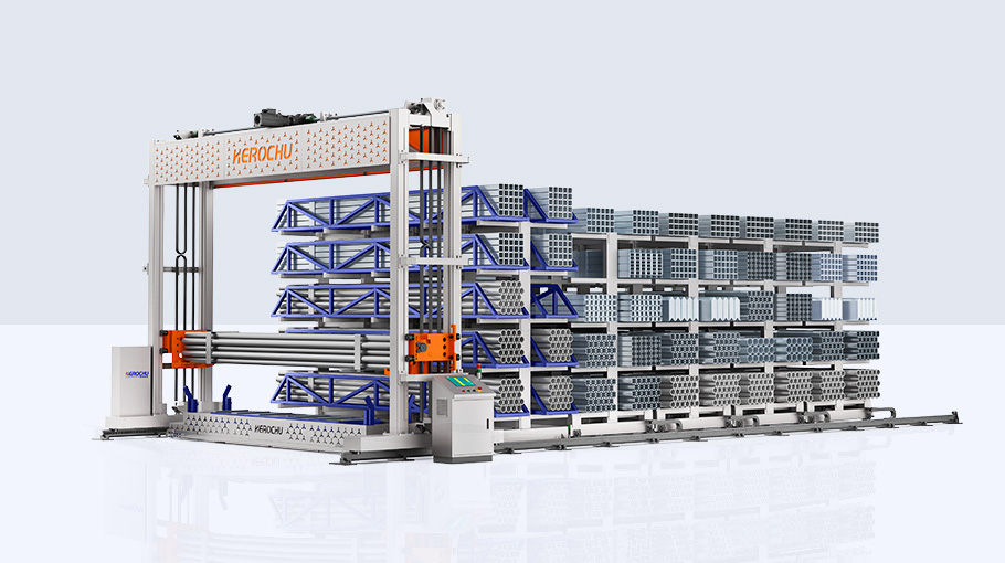 Almacén Industrial Inteligente de Alta Capacidad y Múltiples Tipos de Perfil