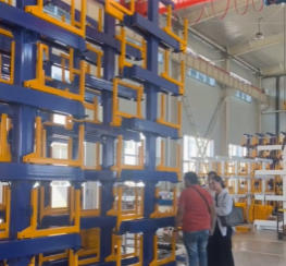 Estanterías de Almacenamiento Cantilever de Servicio Pesado | Cantilever para Tubería Telescópico Eléctrico de Herochu