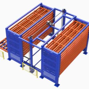 Sistema de Almacenamiento y Recuperación de Chapa de Doble Torre