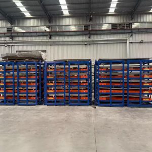 Estantes Pesados para Láminas de Metal 1000-10000 KGS | Diseño OEM Personalizado para Almacenes de Placas