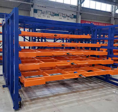 Estante Plegable de 5 Niveles Tipo Cajón para Almacenamiento de Láminas de Metal