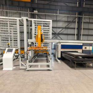 Sistema automatizado de almacenamiento de chapa con carga y descarga – Herochu Full-Line AS/RS