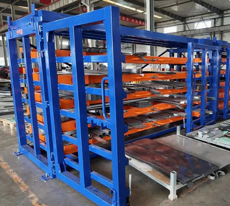 Estanterías Industriales con Bandejas Extraíbles para Talleres Metalmecánicos