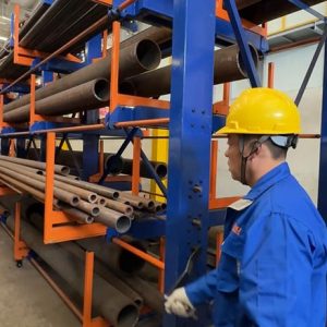 Estanterías de Almacenamiento de Tubos Accionadas a Manivela