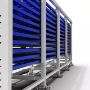 Almacenamiento Vertical Integrado con Robots de Paletizado