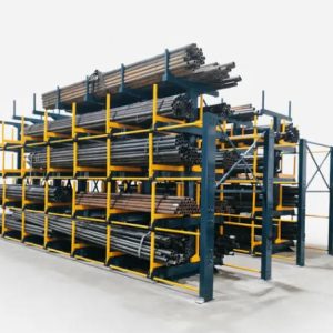 Estantes Industriales de Manivela para Almacenamiento de Tuberías Pesadas