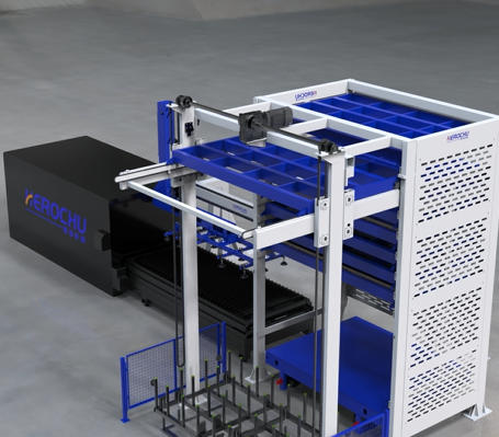 Depósito de chapa metálica con carga integrada