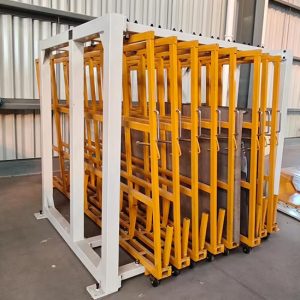 Rack de Almacenamiento Vertical de Láminas de Metal de Alta Capacidad