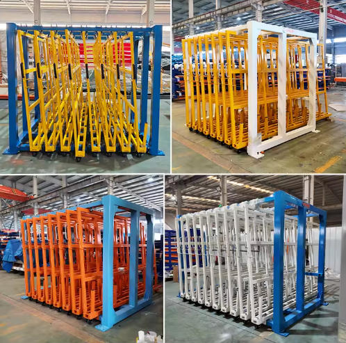 Rack de Almacenamiento Vertical de Láminas de Metal de Alta Capacidad