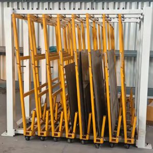 Rack de Almacenamiento Vertical de Láminas de Metal de Alta Capacidad