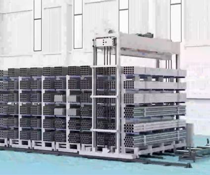 Almacén Automatizado de Tubos Metálicos con Clasificación