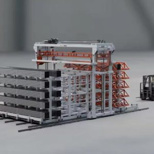 Almacenamiento Automático de Materiales Perfilados: Solución Vertical de 13 Niveles de Herochu para Barras de 12 Metros