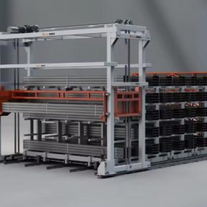 Unidad de Almacenamiento de Perfiles Verticales de Acero de Tamaño Personalizado