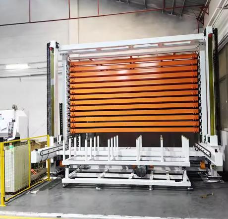 Torres de almacenamiento de placas de acero