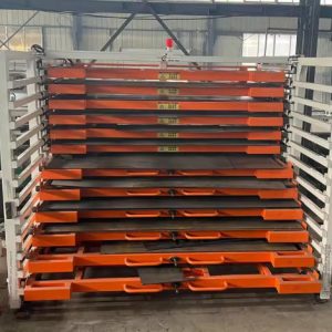 10 Niveles Estantería Pesada para Paleta de Láminas – 3 Toneladas por Nivel para Láminas de Aluminio y Plástico