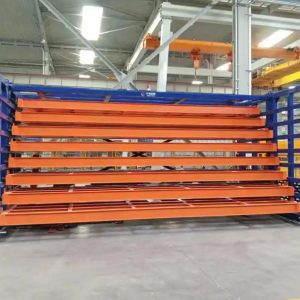 Estante para Almacenamiento de Placas de Aluminio: Sistema de Alta Densidad y Antirrayaduras para Metales Blandos