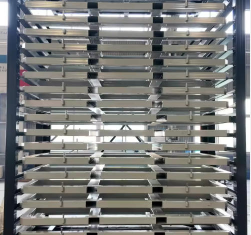 Estante para planchas de montacargas ajustable – Herochu acero al carbono hasta 2000 mm de altura